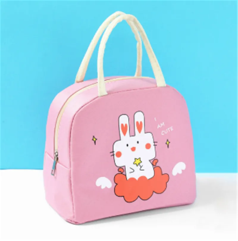 Cartoon Lunch Bag Insulation Bag Oxford Cloth Lunch Bag With Rice