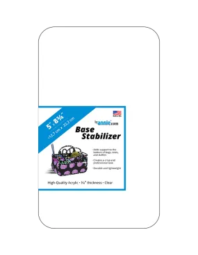 Clear Acrylic Base Stabilizer (5" x 8.75")