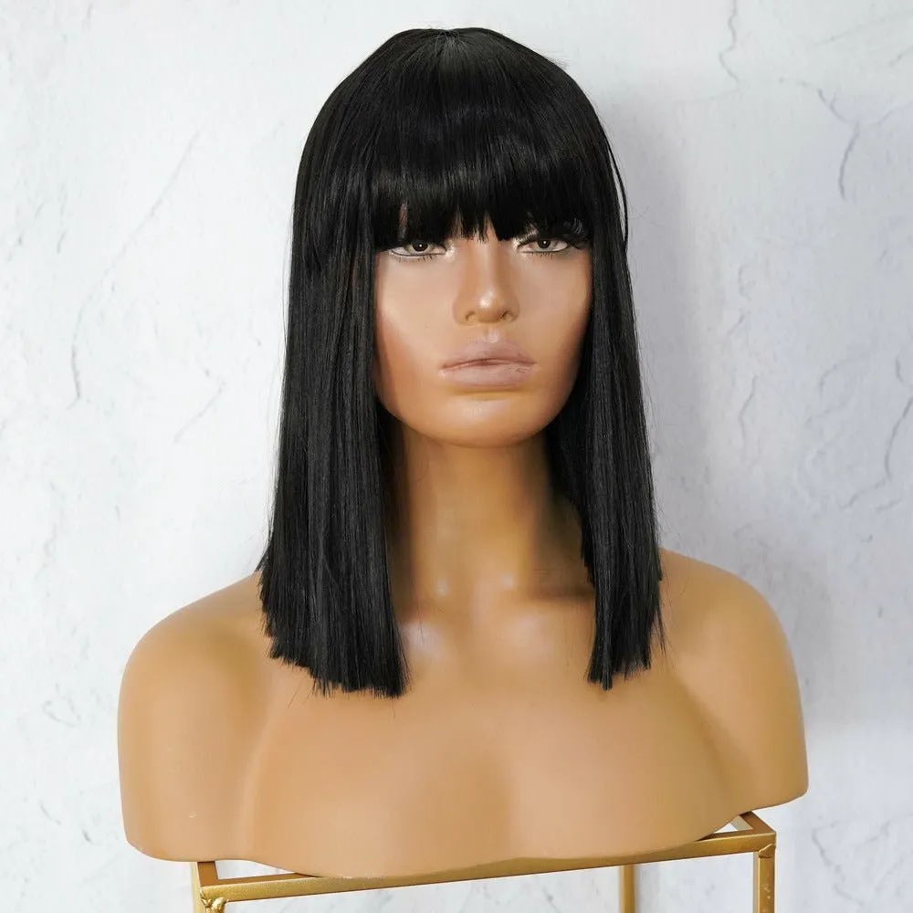 CLEOPATRA COSPLAY - CASSIE Black Fringe Wig