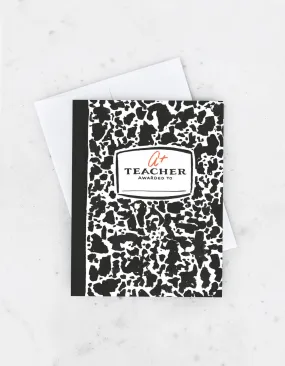 Composition Book Card