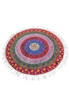 Cotton Mandala Round Tapestry Yoga Mat Beach Cover