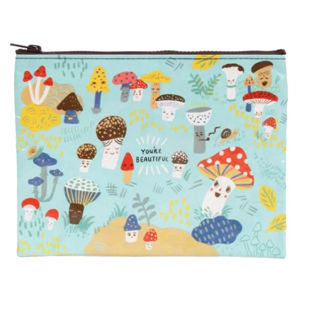 Cute Lil Mushrooms Zipper Pouch