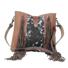 Cynoclosure Fringe Leather & Hair On Bag