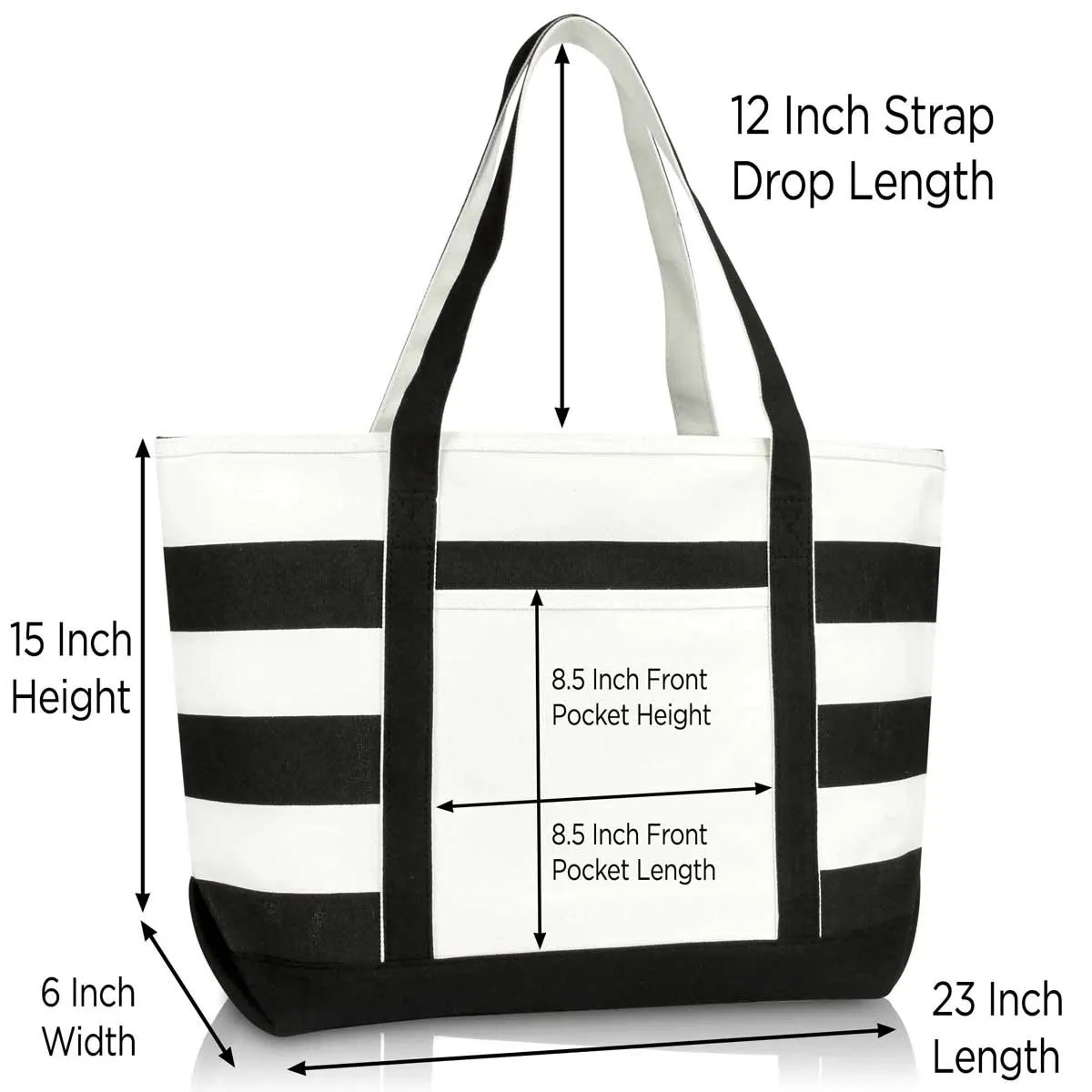 Dalix Anchor Tote Bag