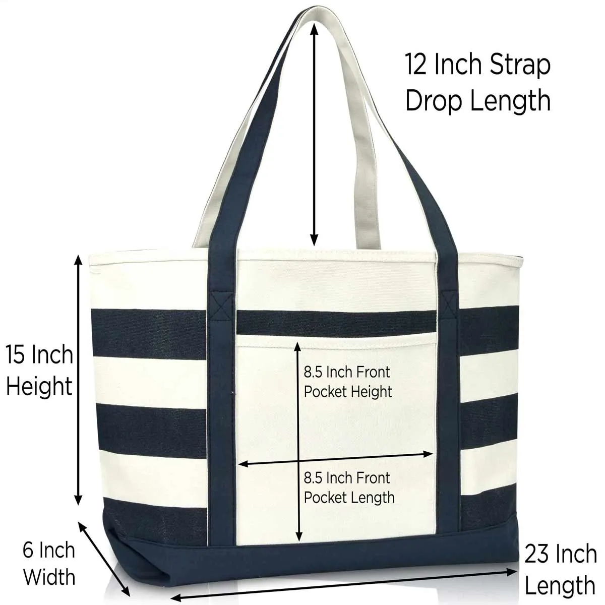 Dalix Anchor Tote Bag