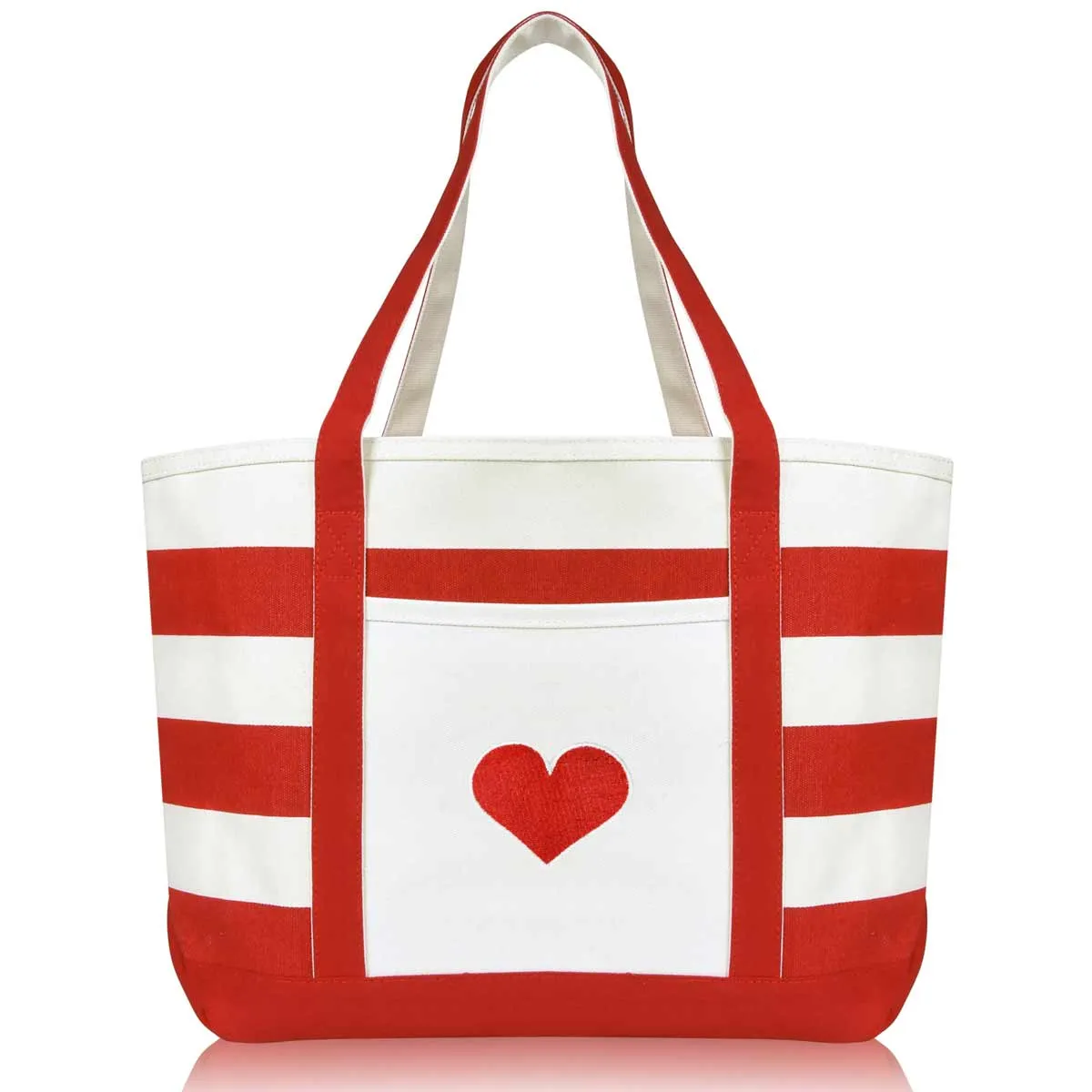 Dalix Heart Tote Bag