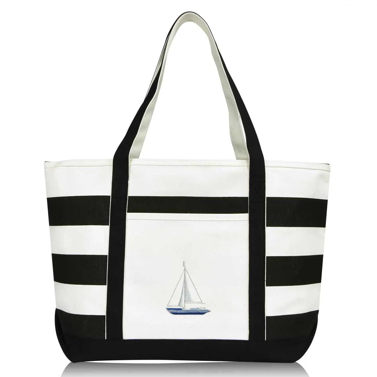 Dalix Sailboat Tote Bag