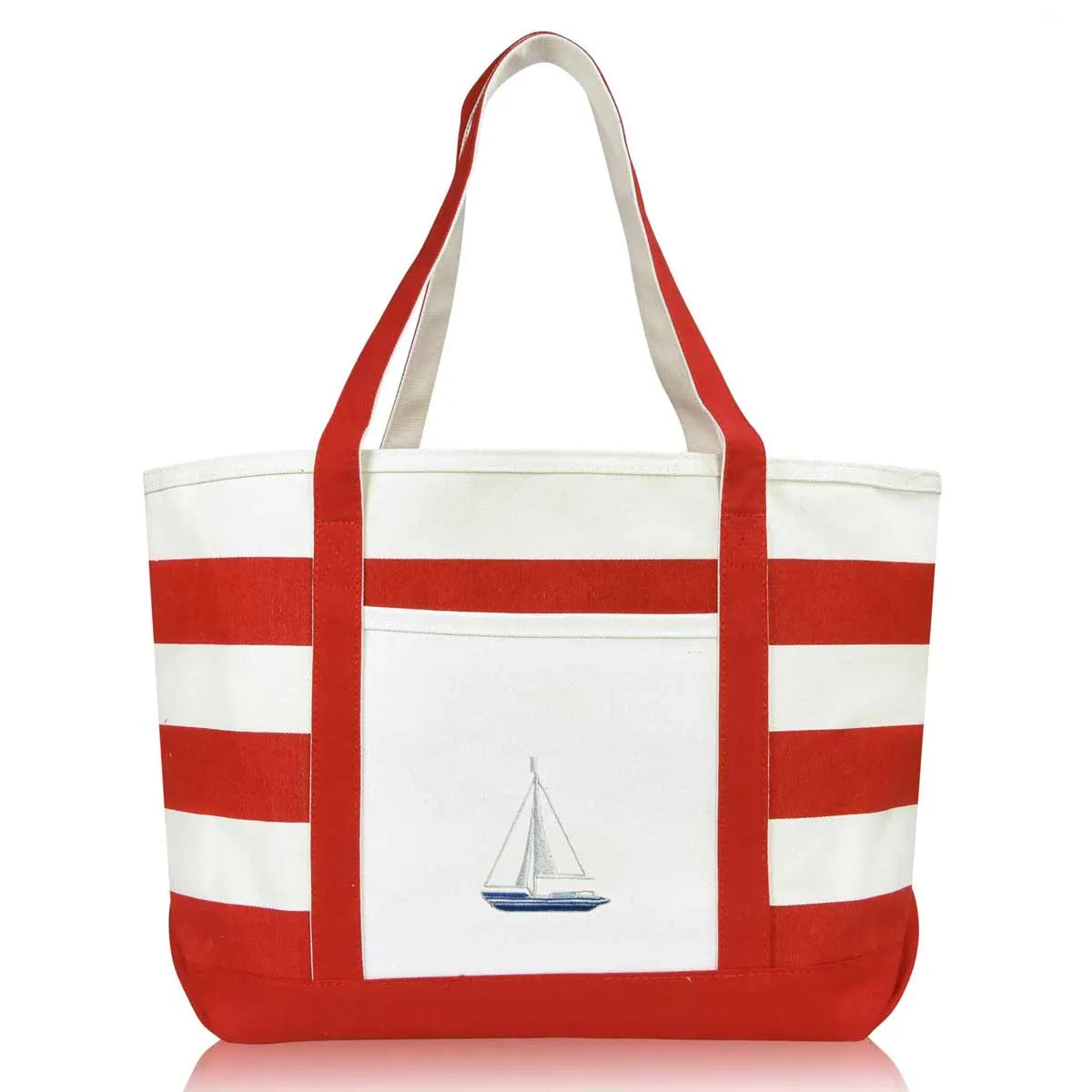 Dalix Sailboat Tote Bag