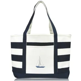 Dalix Sailboat Tote Bag