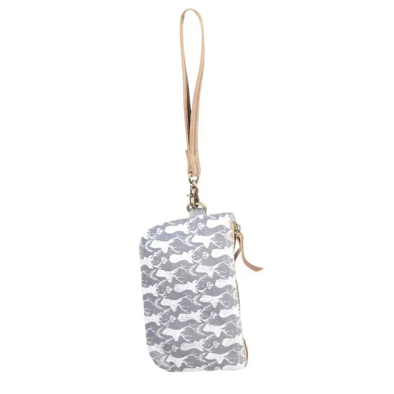 Deer Clutch Wristlet