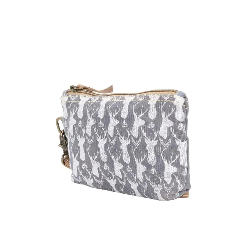 Deer Clutch Wristlet