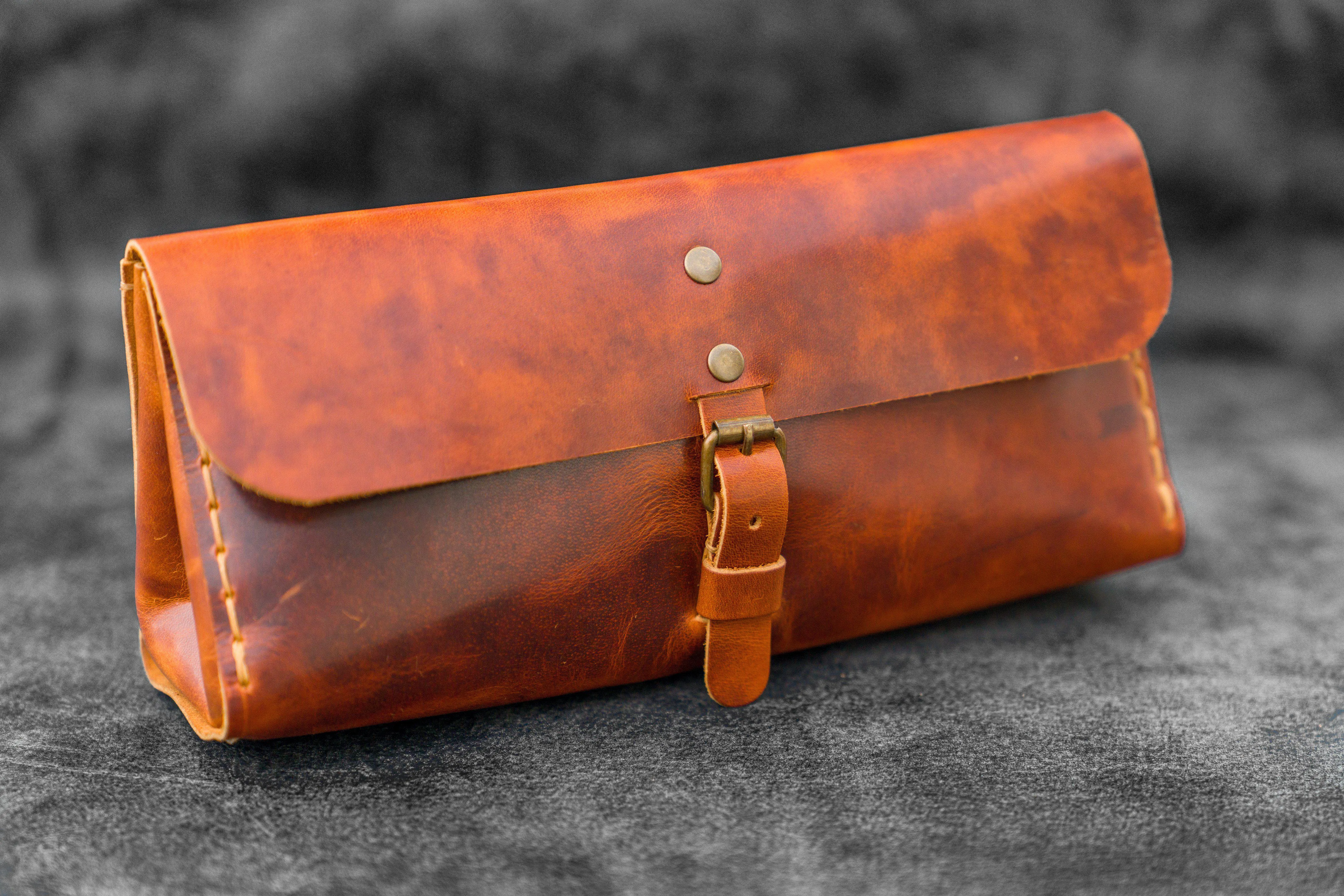 Distressed Leather Tool Bag