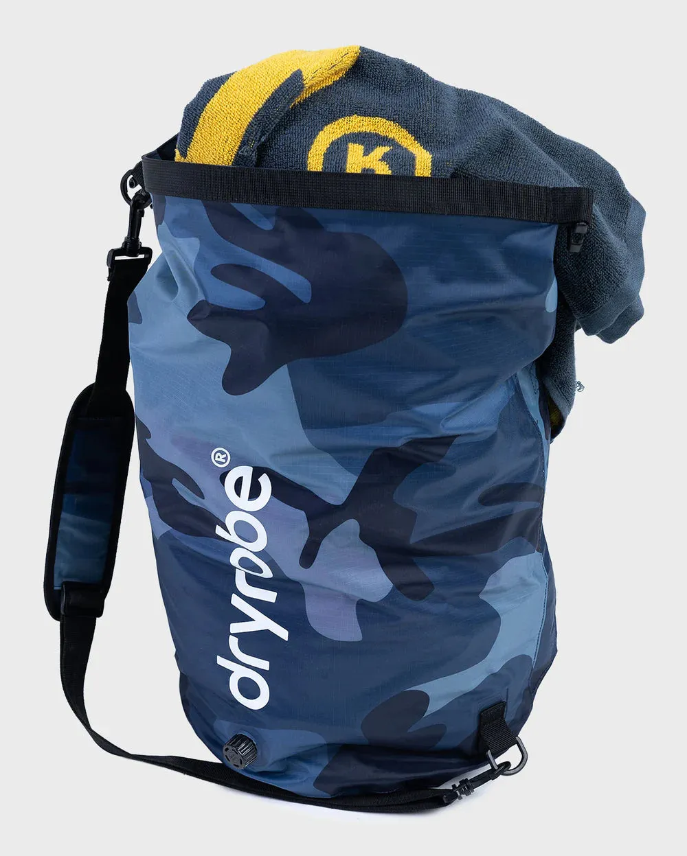 Dryrobe Compression Travel Bag - Camo Blue