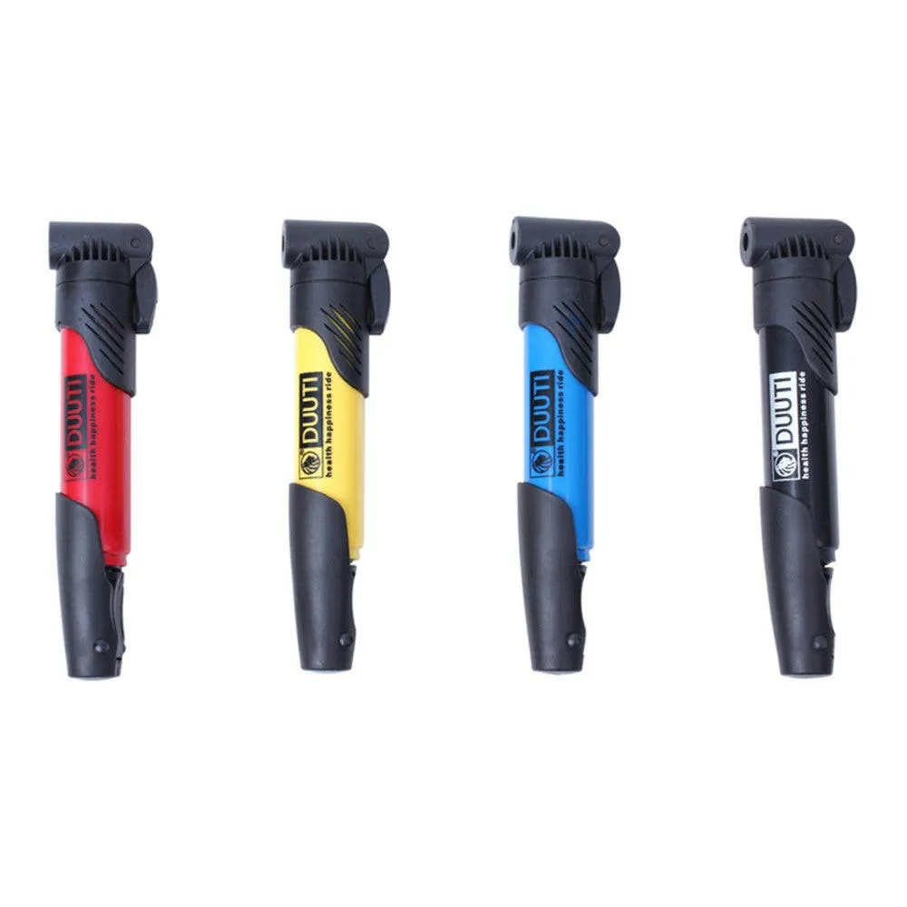 DUUTI Portable Mini Plastic Bicycle Air Pump Bicycle Tire Super Light Accessories MTB Road Bike Cycling Pump