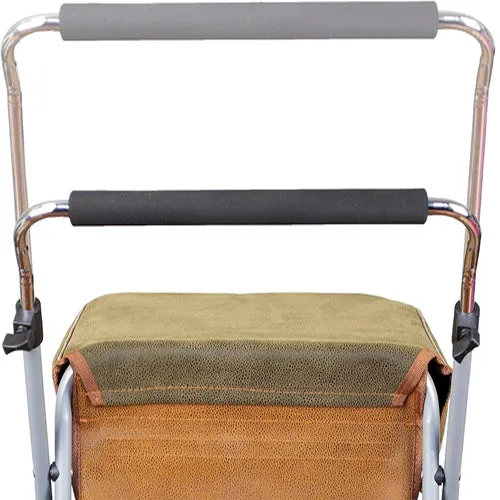 Eagle London Deluxe Two Tone Suede Shopping Trolley 6 Wheels