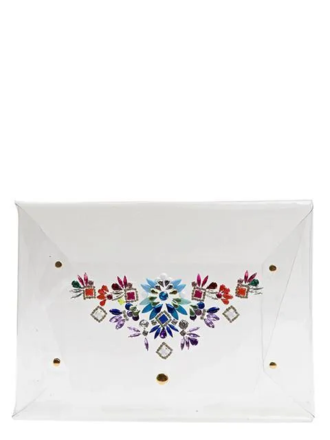 Embellished Envelope Clutch