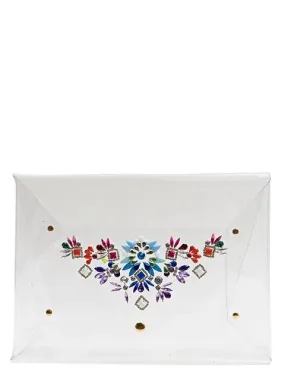 Embellished Envelope Clutch