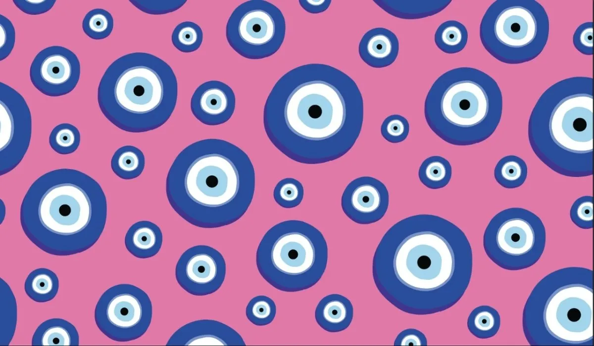 Evil Eye Kids Yoga Mat- Pink