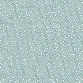 Fabric, Winter in Snowtown by Buttermilk Basin - Light Blue Small Geo Dots (by the yard)