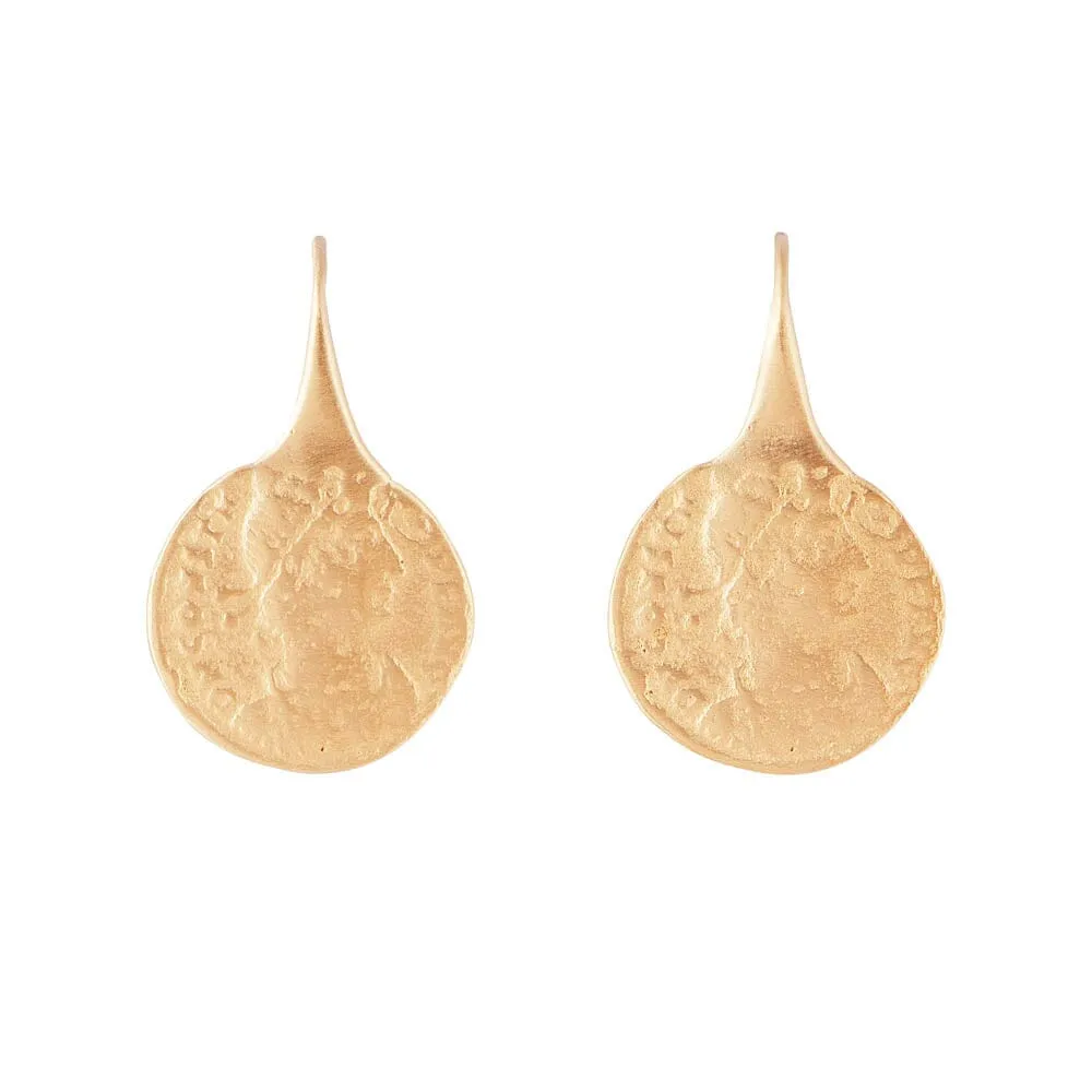 Fairley Ancient Coin Hooks - Gold