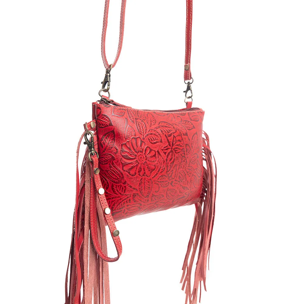 Fennington Leather Bag in Red