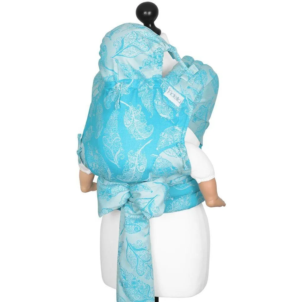 Fidella Fly Tai - MeiTai babycarrier Feather Rain - scuba blue (Toddler)