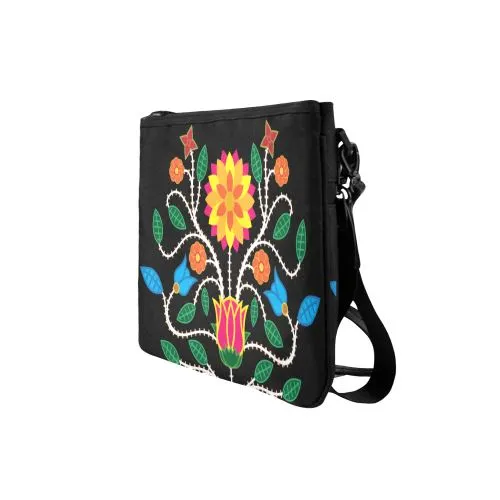 Floral Beadwork-03 Slim Clutch Bag