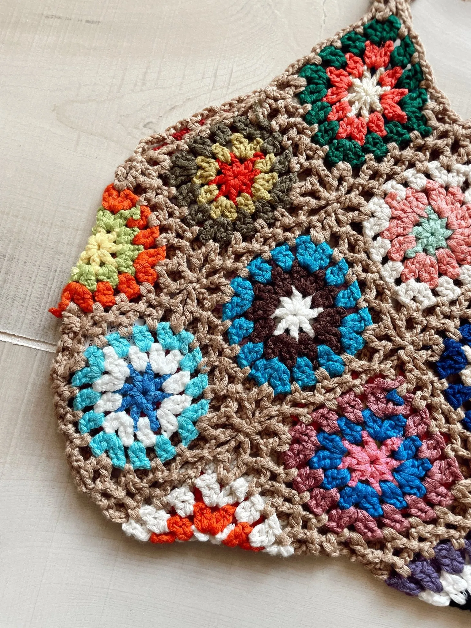 Floral Crochet Bag