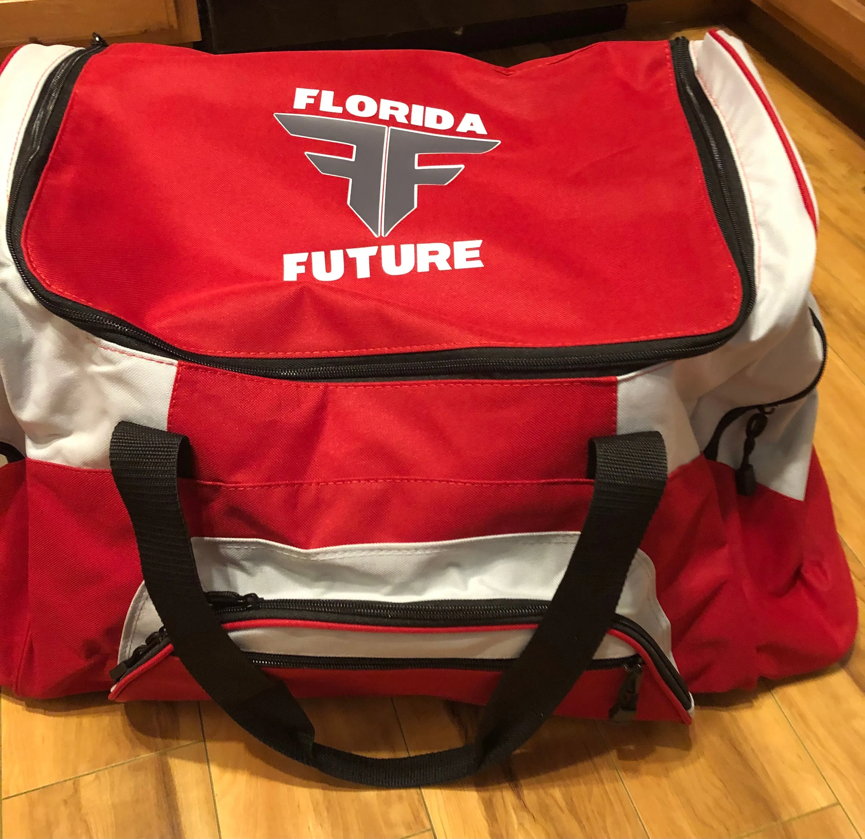 FLORIDA FUTURE TEAM TRAVEL BAG RED/GREY