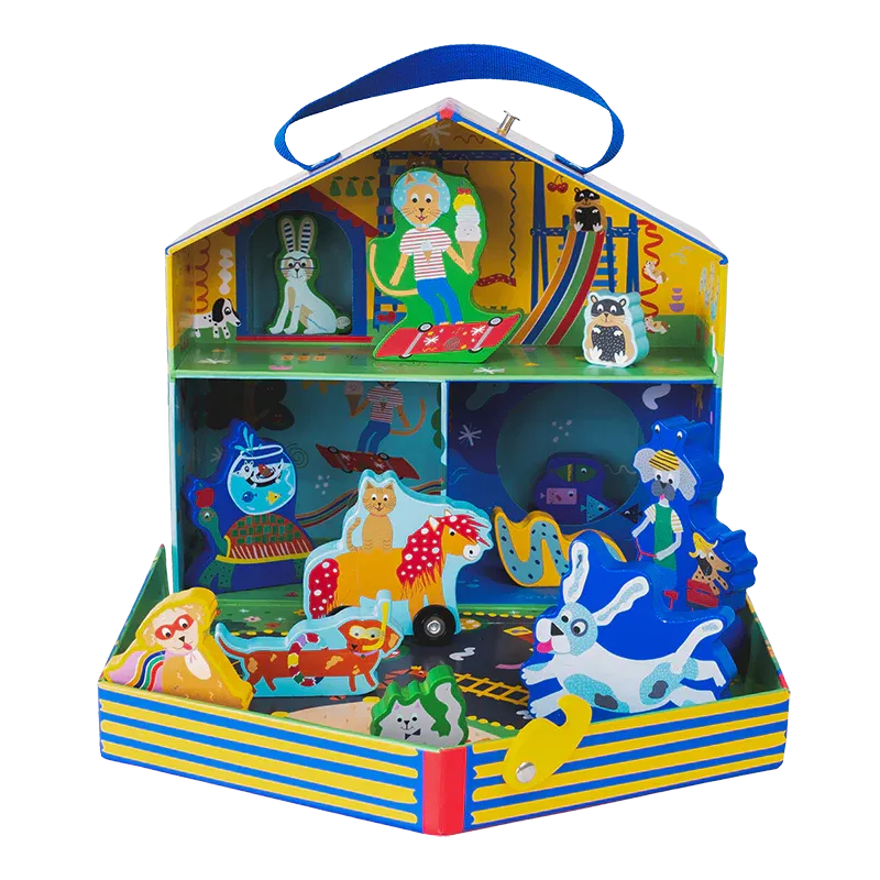 Floss & Rock Wooden Pets Playbox