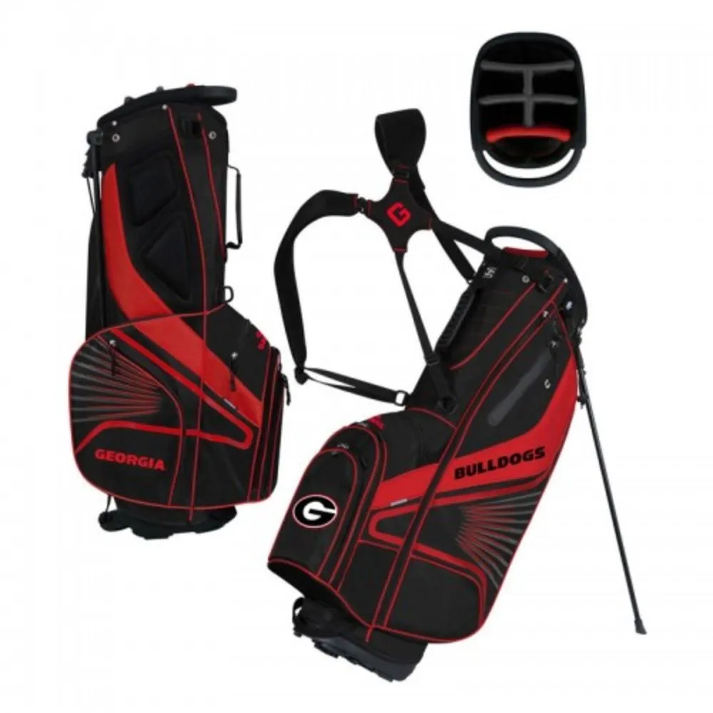 Georgia Bulldogs WinCraft "Grid Iron III" 6-Way Stand Golf Bag