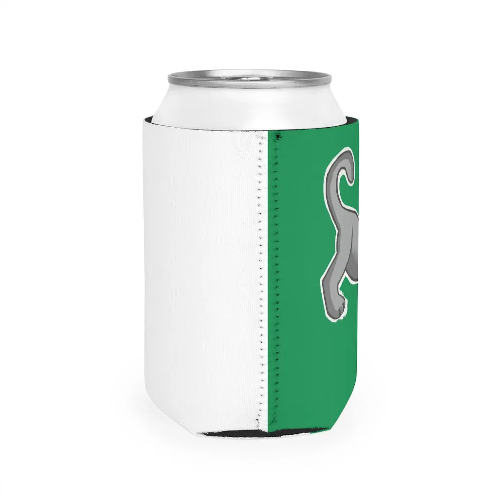 Grey Kitty Can Cooler Sleeve