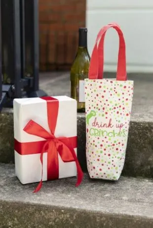 Grinches Is Lit Wine Bag