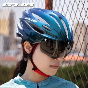 GUB K80 Cycling Helmet with Visor Magnetic Goggles Integrally-molded 58-62cm for Men Women MTB Road Bicycle  Bike Helmet