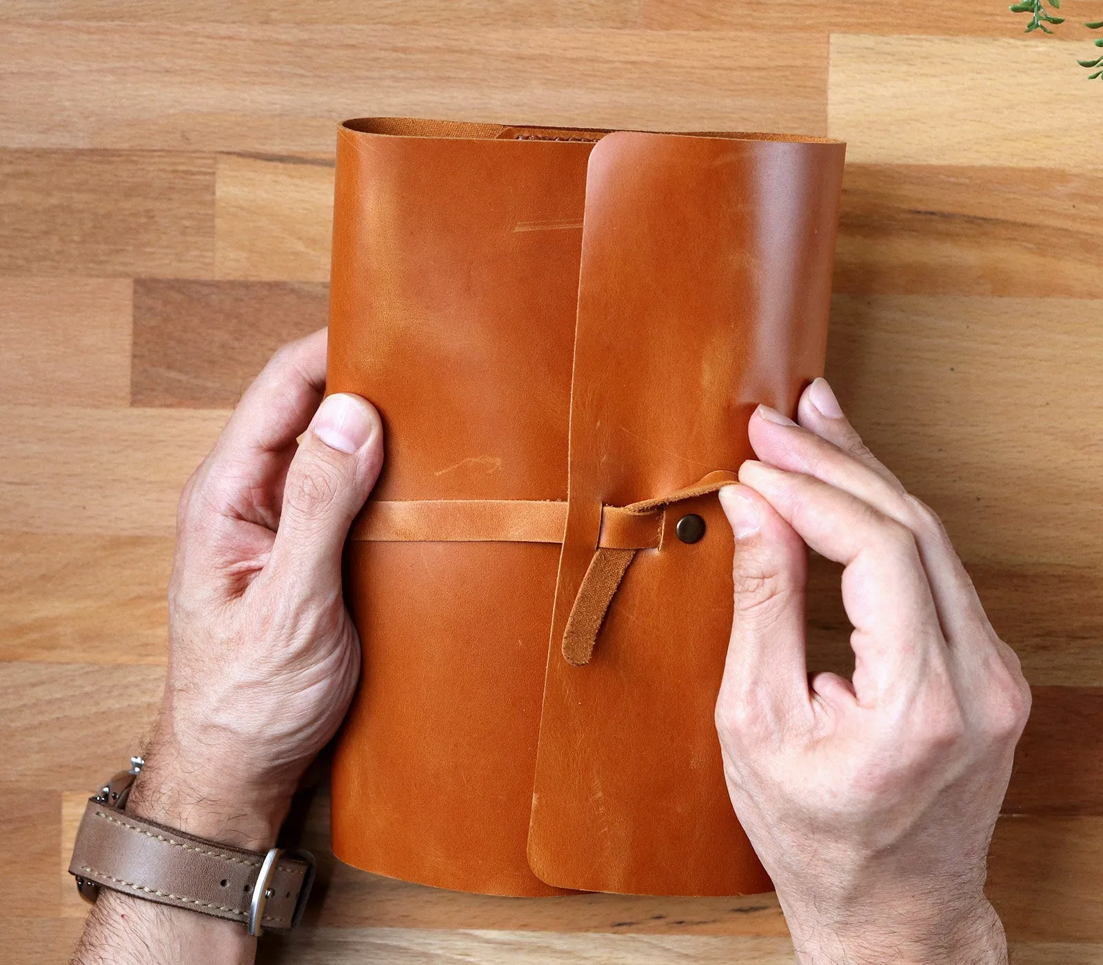 Handmade Leather Book Cover