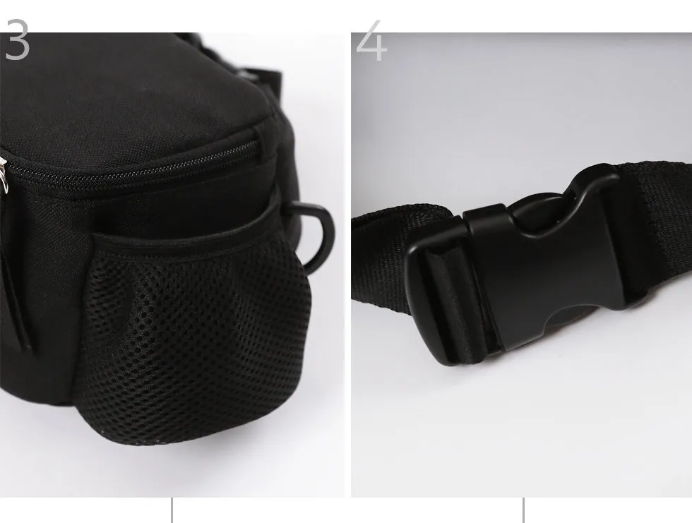 Hands-Free Hip Bag in Black