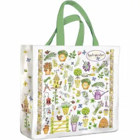 Herb Garden PVC Medium Gusset Bag