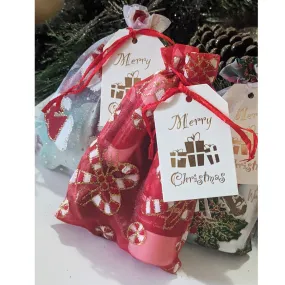 Holiday Organza Gift Bag - small