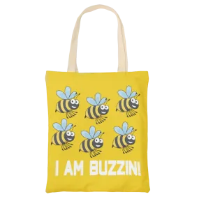 I Am Buzzin' Tote Shopping Bag