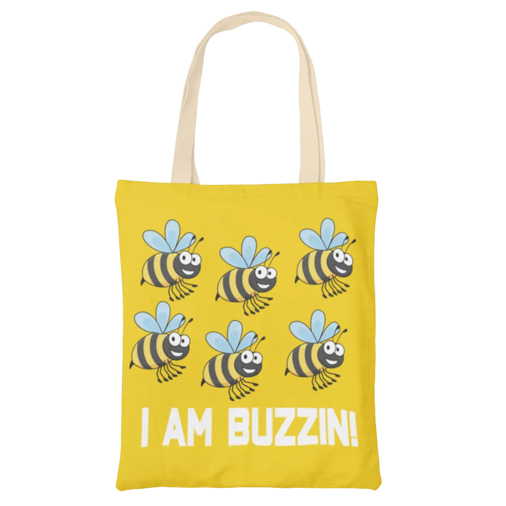 I Am Buzzin' Tote Shopping Bag