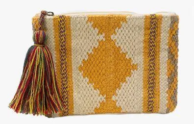 Ikat Handcrafted Clutch/Cosmetic Bag