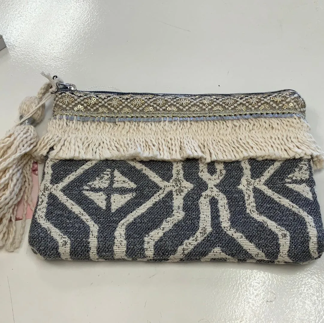 Ikat Handcrafted Clutch/Cosmetic Bag