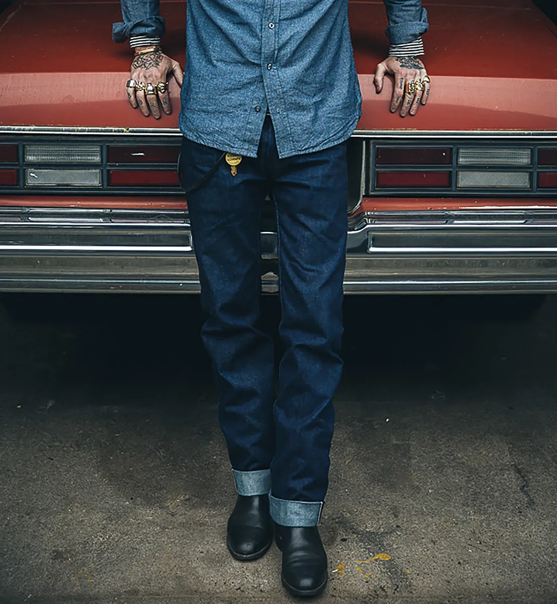 Indigo Straight selvage jean