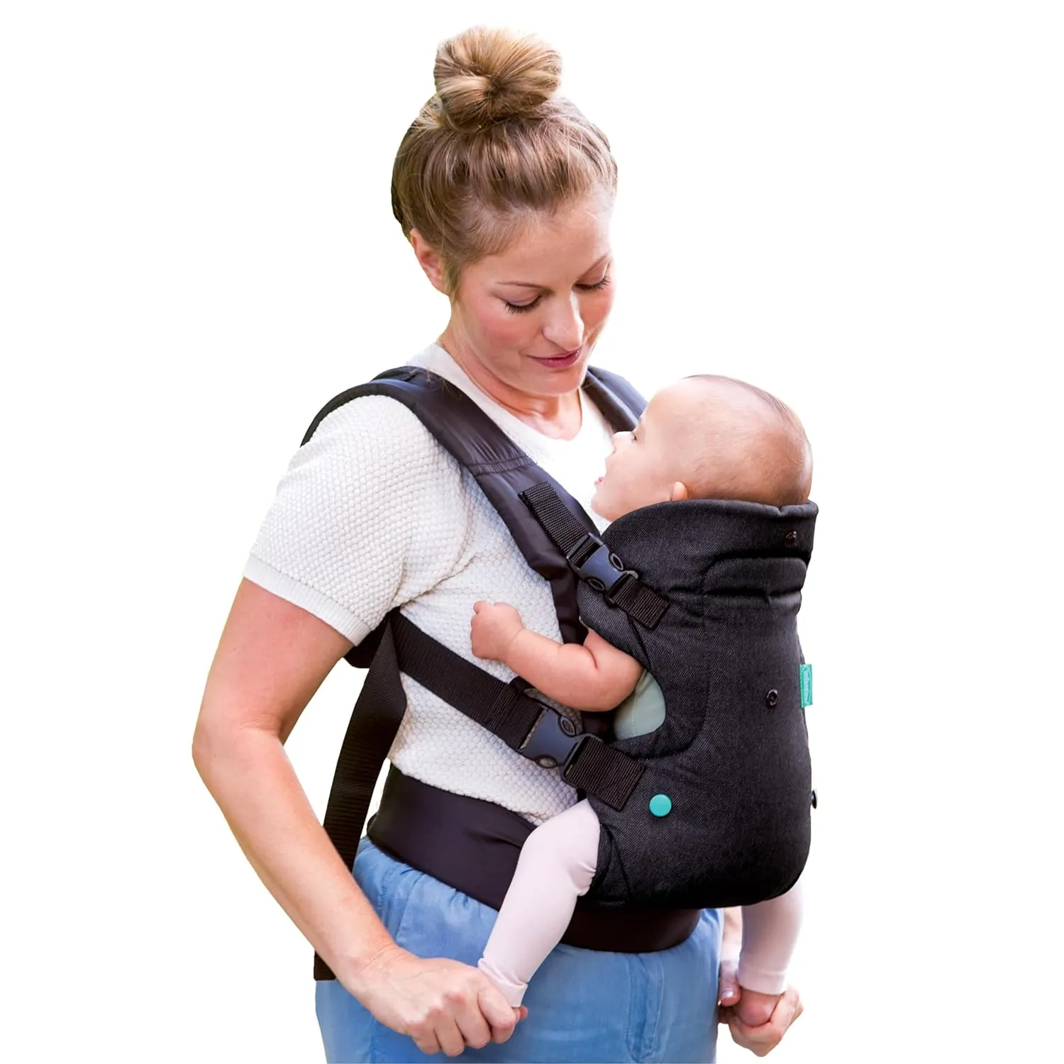 Infantino Flip 4-In-1 Convertible Carrier - Black Denim