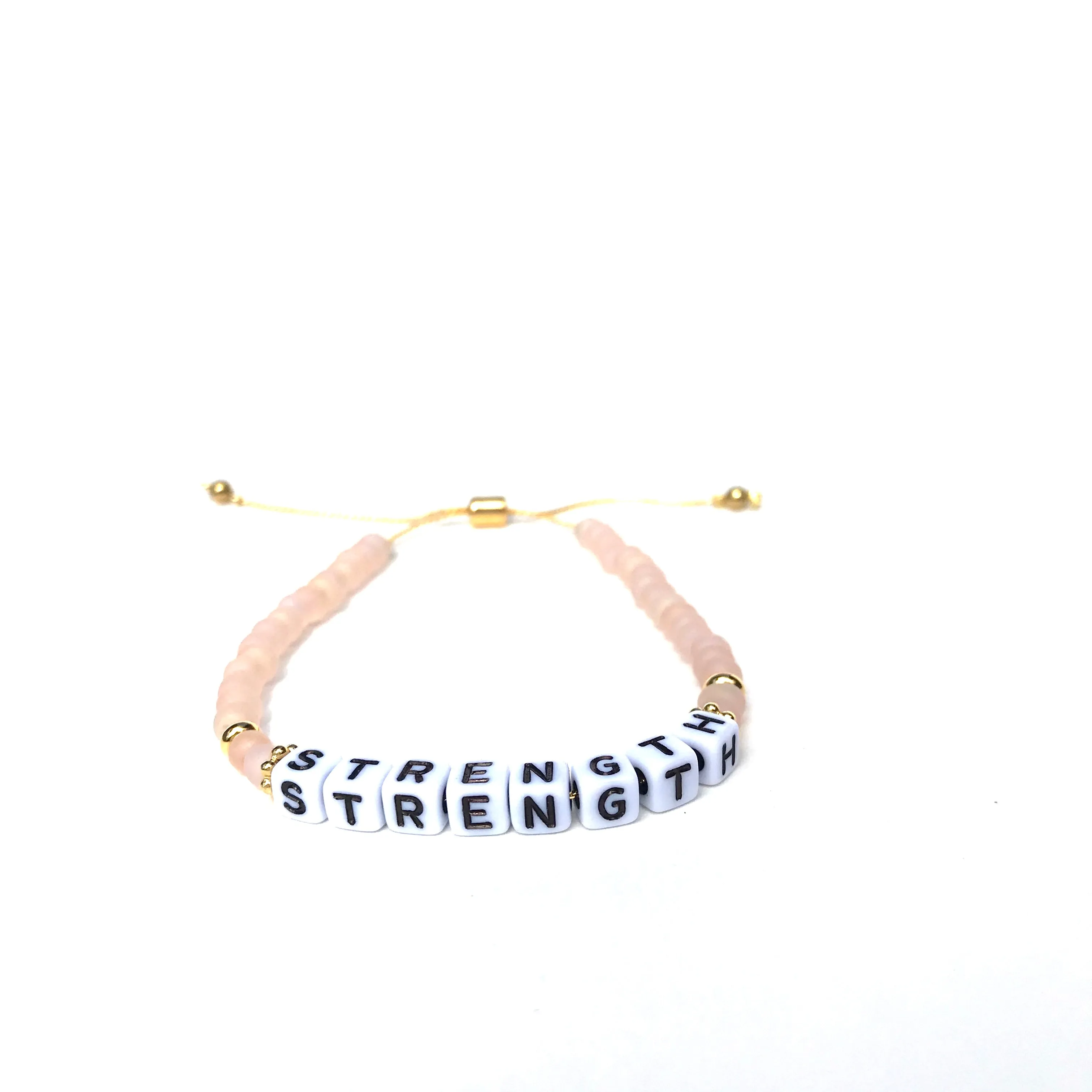 INSPIRATIONAL BEADED WORD BRACELET