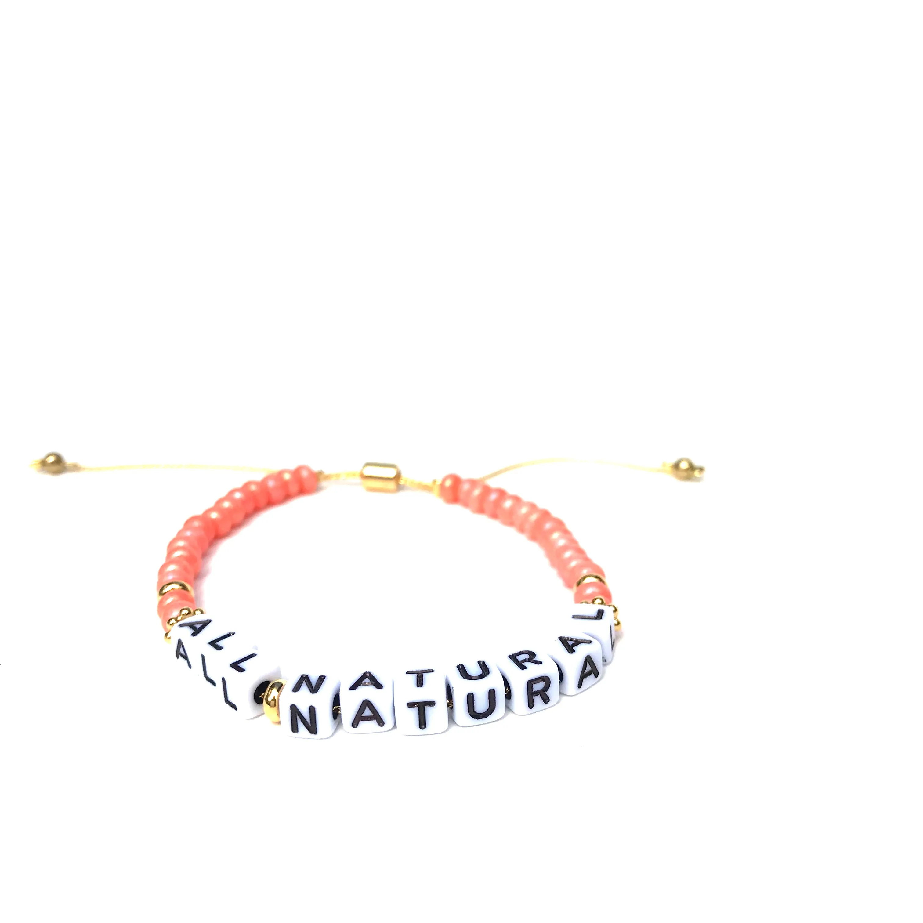 INSPIRATIONAL BEADED WORD BRACELET