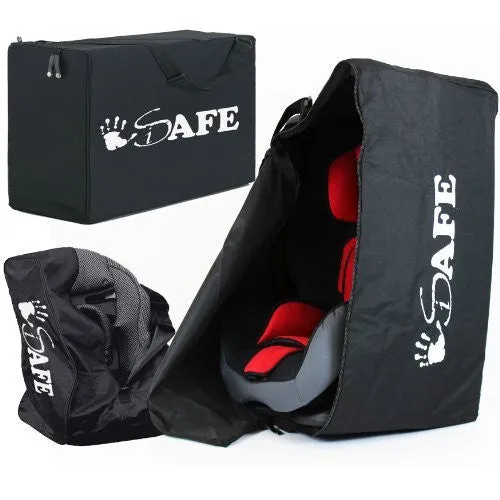 iSafe Universal Carseat Travel / Storage Bag For Britax Trifix Car Seat (Black Thunder)