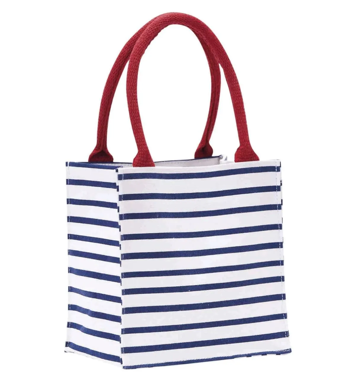 Itsy Bitsy Gift Bag - Bateau Stripe Navy