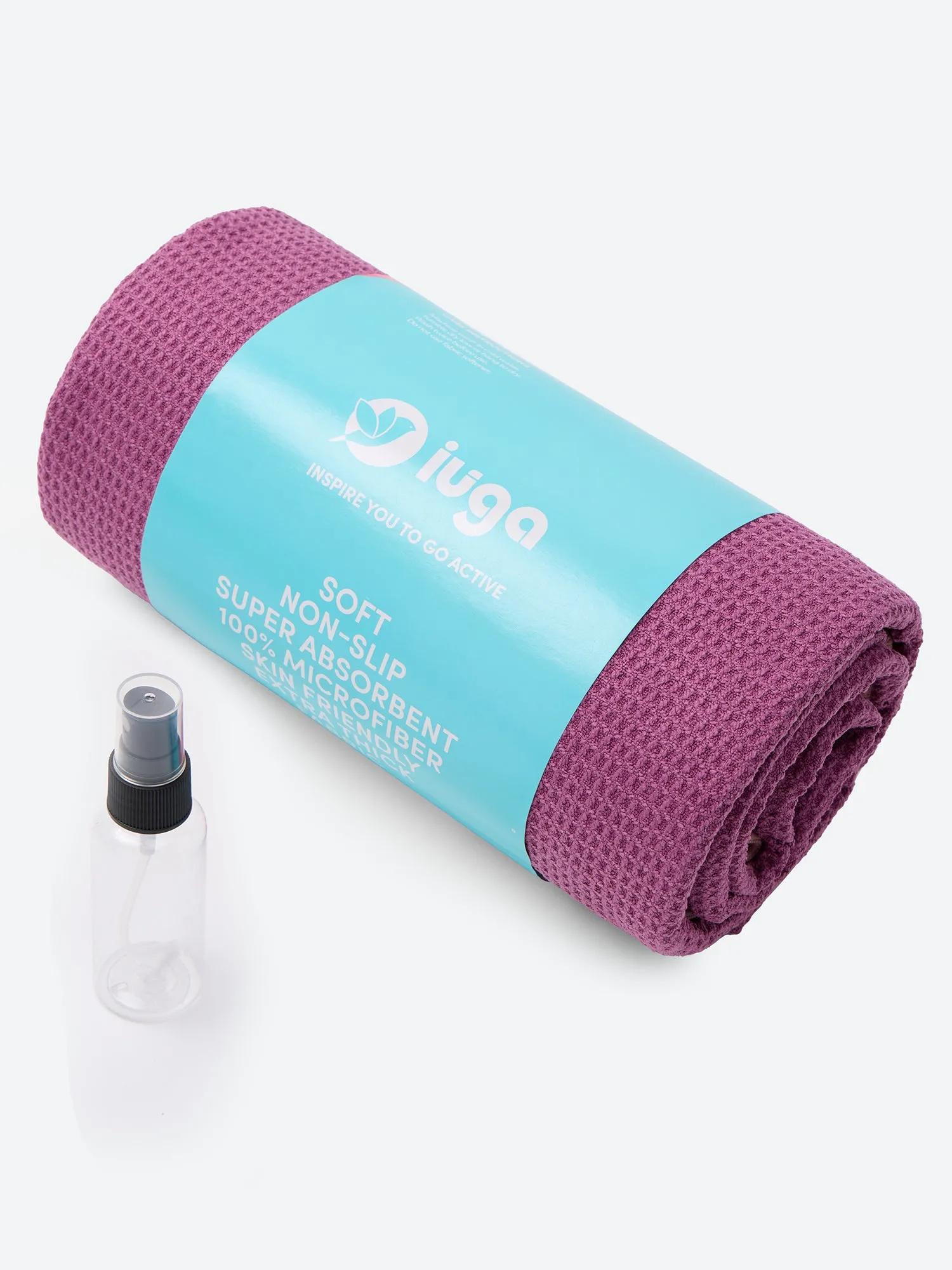 IUGA Microfiber Non Slip Yoga Mat Towel