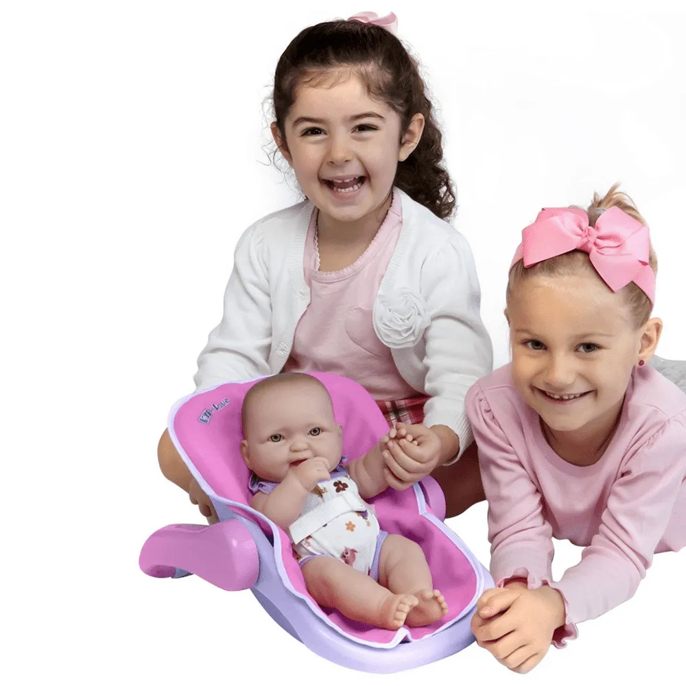 JC Toys For Keeps! Carrier with Multi-Position Handle for dolls up to 16"